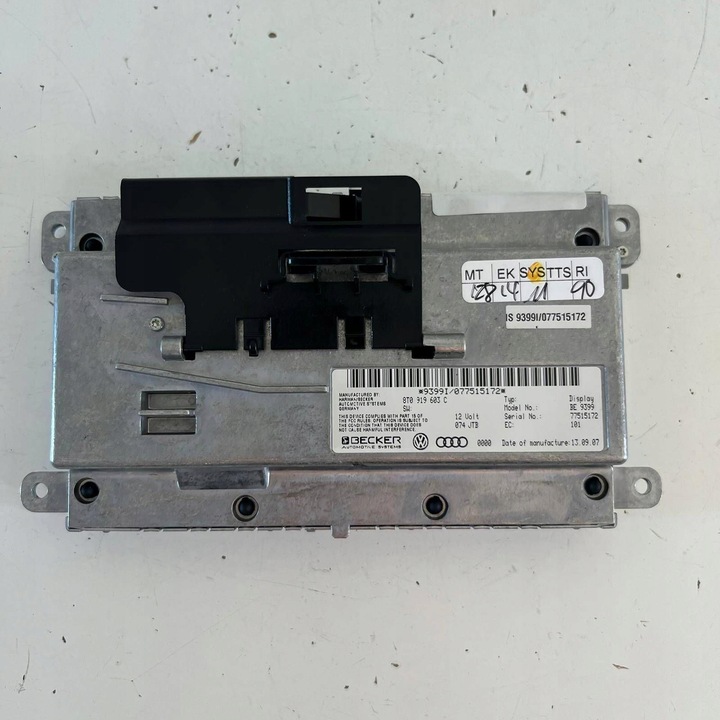 фото №8, Audi a4 b8 a5 8t q7 экран дисплей навигации mmi 8t0919603c
