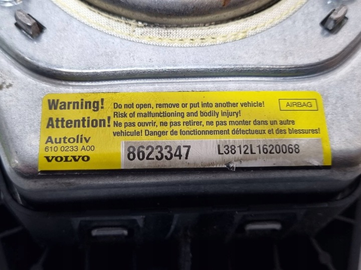 фото №6, Подушка безопасности руль volvo v50 рестайлинг 2010 8623347