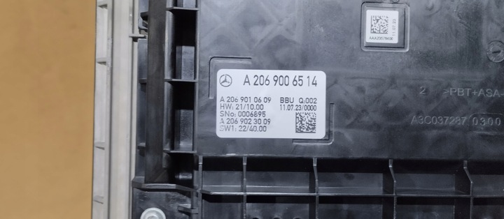 фото №16, Экран монитор дисплей mercedes c-klasa w206 a2069006514