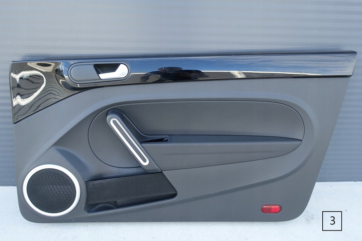 фото №7, Vw beetle оббивка боковина двері праві перед права передня шкіра ambiente