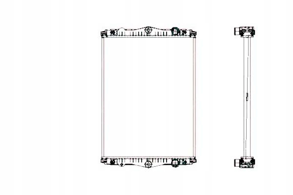 фото №2, Радіаторів двигуна daf lf 55 ce184c 01.01- nrf