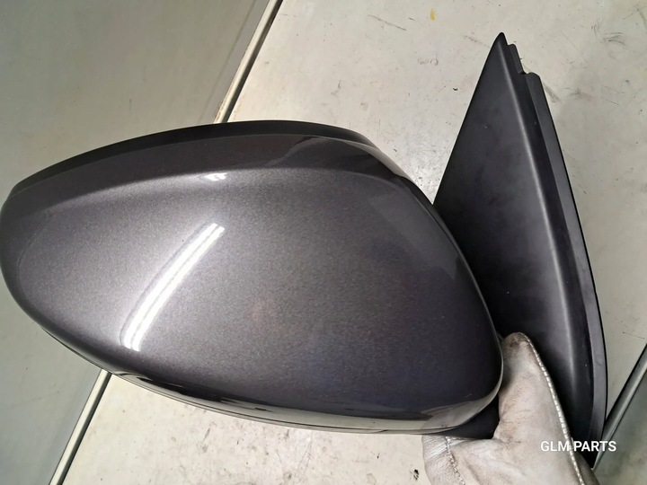 фото №6, Peugeot 308 ii t9 праві дзеркало 8 pin 9 кабелі чорний поворотник