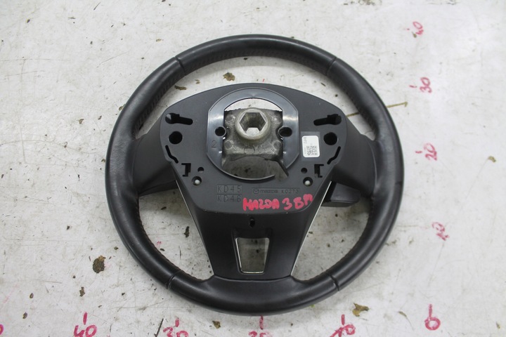 фото №8, Кермо шкіра мульті чорна mazda 3 iii bm 13-18