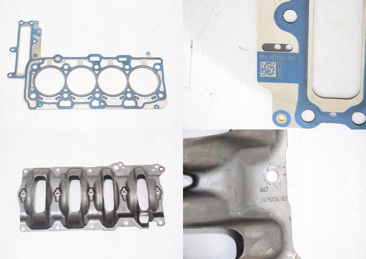 фото №14, Bmw g60 g61 520d 520dx 523d b47d20b b47p dół двигателя wał коленчатый блок поршень