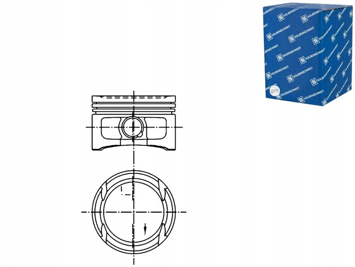 фото №1, Поршень 76 51 std audi a2 seat arosa cordoba cordoba vario ibiza ii