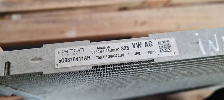 фото №11, Q3 83a радиаторов кондиционера org 5q0816411ar vw tiguan