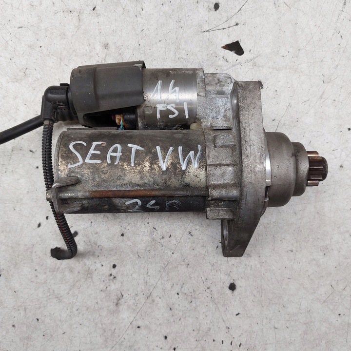 фото №1, Volkswagen seat 1,4fsi стартер valeo 02z911023g