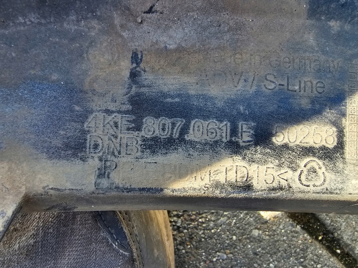 фото №7, Спойлер dół бампера audi e-tron 4ke рестайлинг s-line 2022 - перед переднее