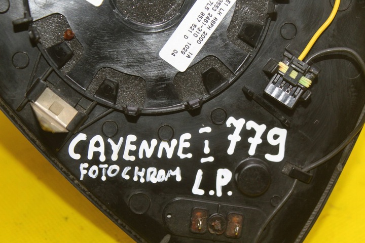 фото №9, Вкладка зеркало левый перед фотохромный porsche cayenne i 7l5857521d