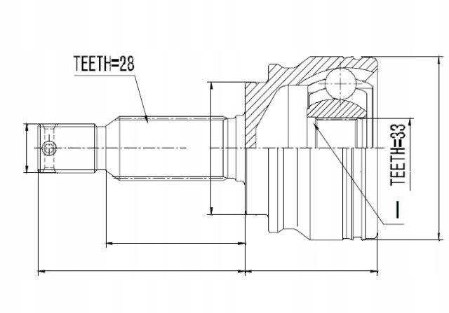 фото №2, Шарнир внешний dodge caliber 1.8,2.0 06-