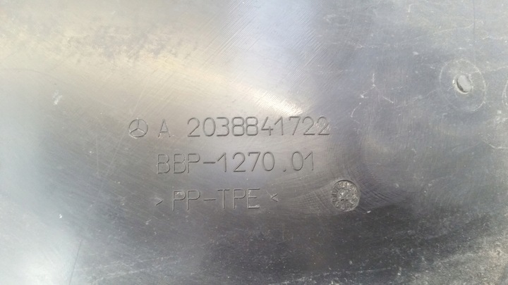фото №6, Підкрилок лівий перед 2038801124 mercedes w203 cl