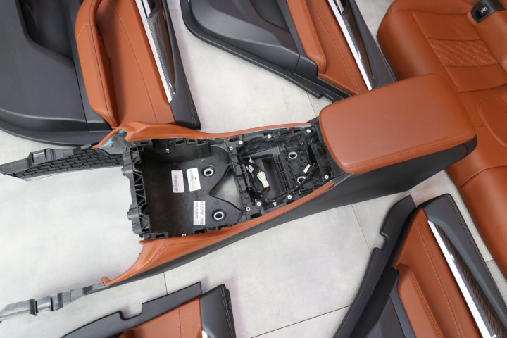 фото №15, Bmw x4 g02 lci салон сиденья з підігрівом память merino tartufo individual