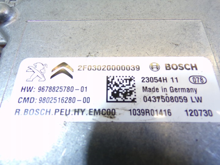 фото №8, Гибридный конвертер / инвертор peugeot citroen bosch 9678825780-01 k2