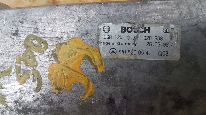 фото №5, Mercedes w220 двигун механізм двірник стартер