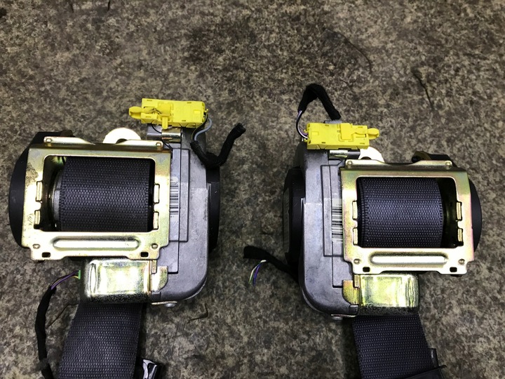 фото №7, W211 подушка водія модуль подушка безпеки ремені застібки