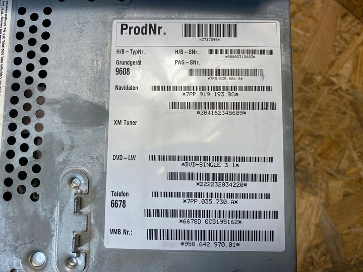 фото №13, Радио навигация gps навигация экран porsche cayenne 7p 7pp919193bg 7p5035884s