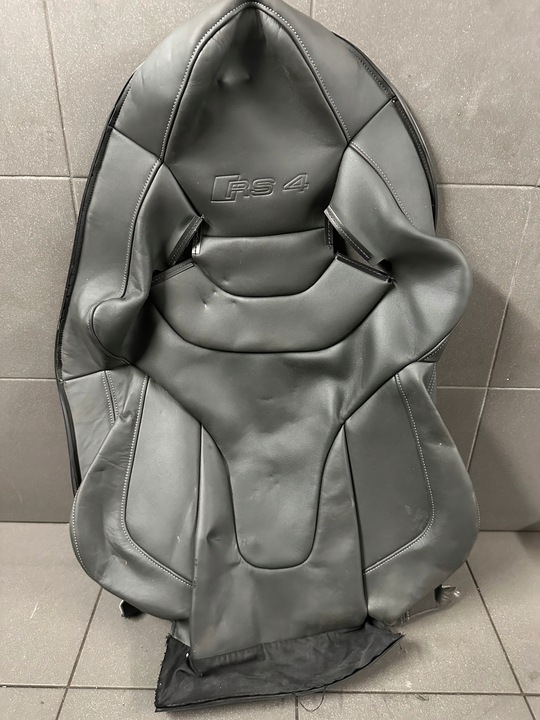фото №1, Кожа сиденья перед recaro audi rs4 soul metallica