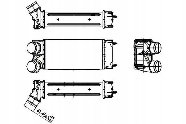 фото №1, Nrf інтеркулер citroen c4 1,6htp