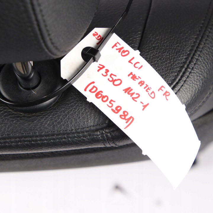 фото №12, Bmw f10 f11 lci сиденье правый перед с подогревом кожа dakota чёрная