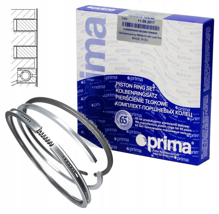 фото №1, Кольца поршневые opel insignia astra 2.0 cdti