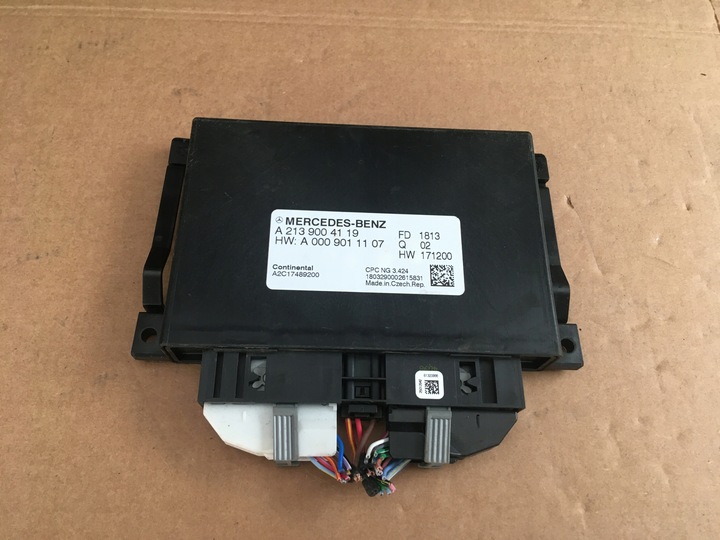 фото №1, Mercedes e 213 c 205 модуль коробки 2139004119