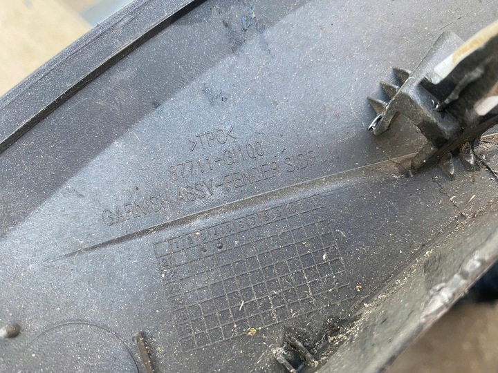 фото №14, Hyundai ioniq v 5 ліва планка накладка na крило перед 87711-gi100