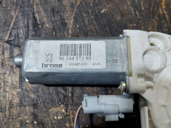 фото №8, Peugeot 307 моторчик стёкла левый перед 9634457380 994485100