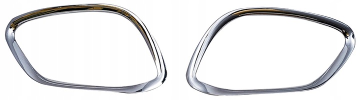 фото №8, Mercedes glc x253 2017+ декоративный планки противотуманные фары хром