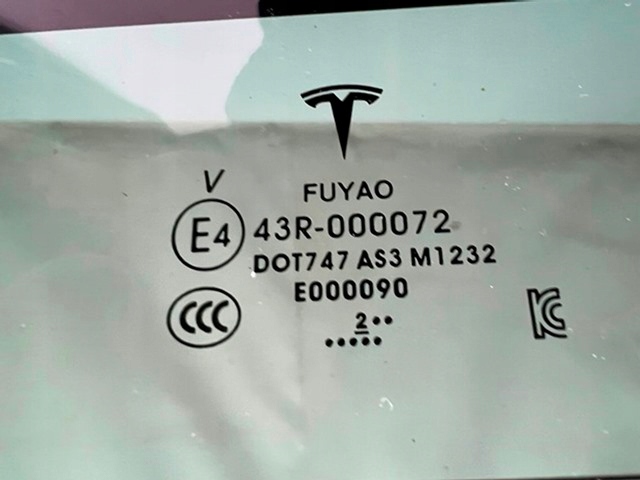 фото №7, Tesla модель y скло задня w кришка багажника багажника 1637505-00-a