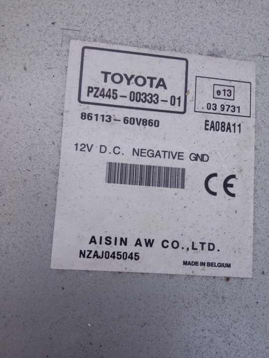 фото №8, Toyota avensis t27 09-15 радіо сенсорний антена gps рамка