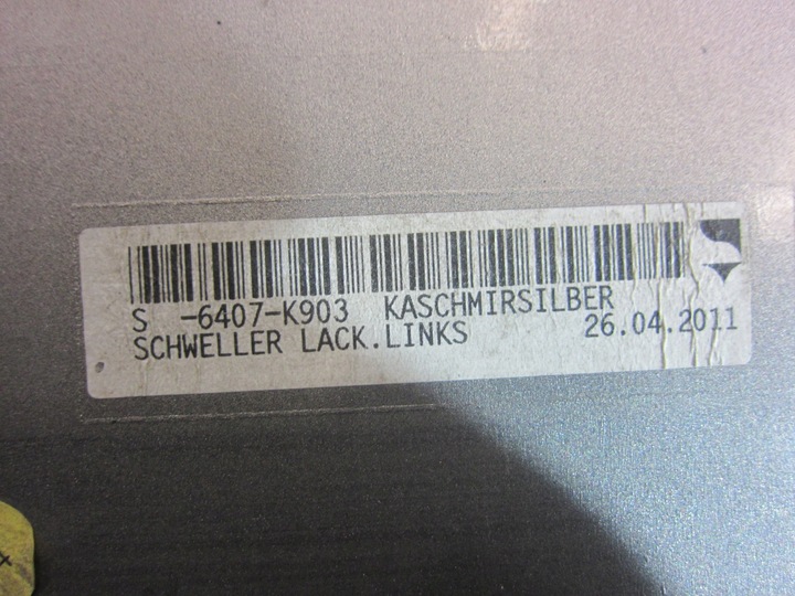 фото №12, Bmw f10 f11 a72 kaschmirsilber планка порогова ліва лівий поріг 7237067