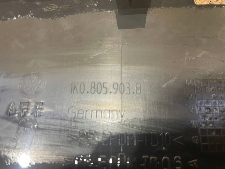 фото №10, Vw golf v 5 gti 04-09 накладка спойлер бампера перед передняя