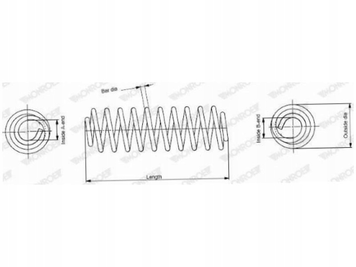 фото №2, Пружини зад monroe sp0653