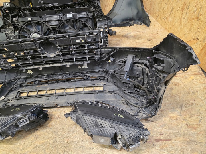 фото №9, Volkswagen touareg iii r line перед капот крыло бампер pas радиатор lc9x