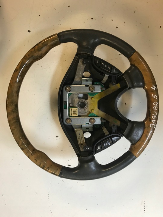 фото №1, Руль кожа дерево jaguar s-type 04-08r