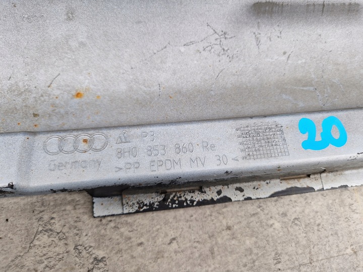 фото №5, Audi a4 b6 cabrio планка накладка порогова права 8h0853860