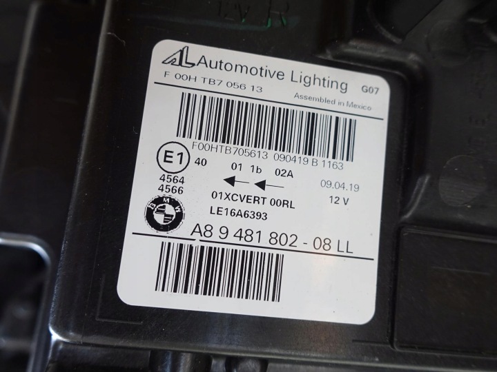 фото №12, Bmw x7 g07 18-22 фара laser правая перед европа