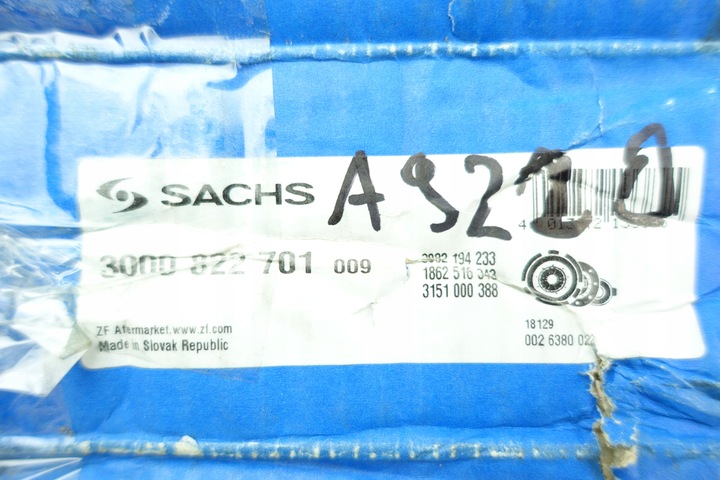 фото №10, Зчеплення honda civic v 1.3 16v 75km eg 22105-p02-505 3000821701 sachs