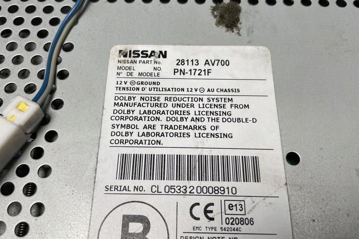 фото №9, Радіо bez навігації nissan primera p12 28113av700 2.2l дизель 93kw 2002