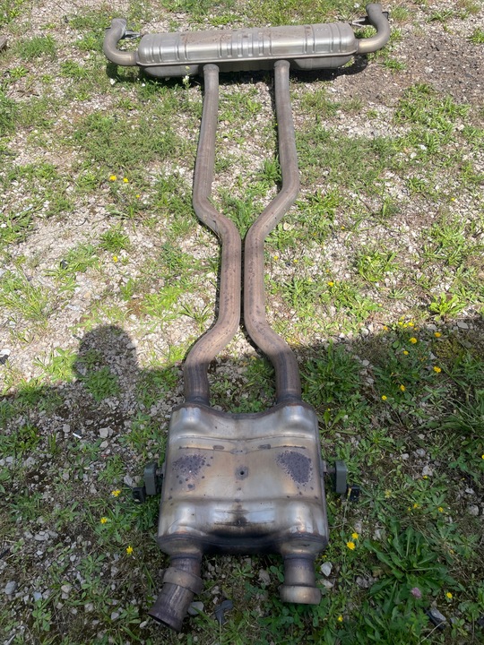 фото №1, Вихлоп глушник a1664909001 mercedes x166 gl gls 4,7 v8