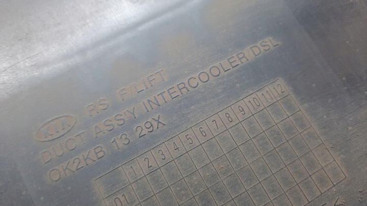 фото №9, Впуск руль воздуха ok2kb1329x kia carens ii 2.0 crdi