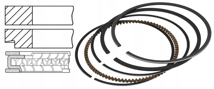 фото №1, Кольца поршневые ford 1.6 16v ecoboost fy da dd