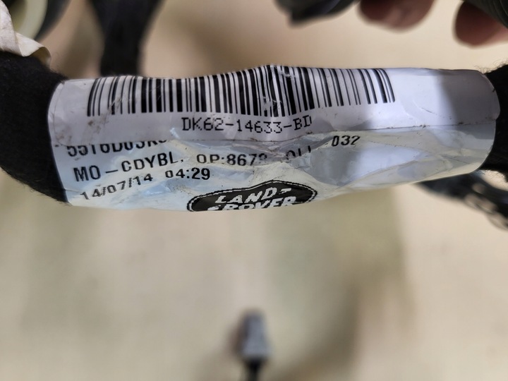 фото №11, Джгут установка двері лівий зад range rover sport ii l494 dk62-14633-bd оригінальний номер