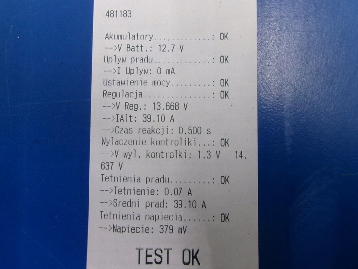 фото №6, Fiat panda ii 1.3d генератор 46823546 valeo 2542671b протестированный