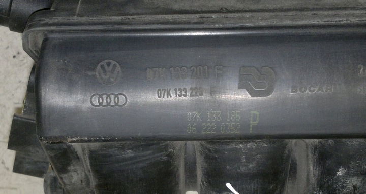 фото №8, Колектор всмоктуючий 07k133201f vw jetta v 2.5