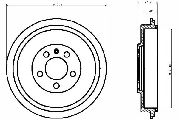 фото №2, Textar барабани гальмівні skoda зад octavia 96- кімнати
