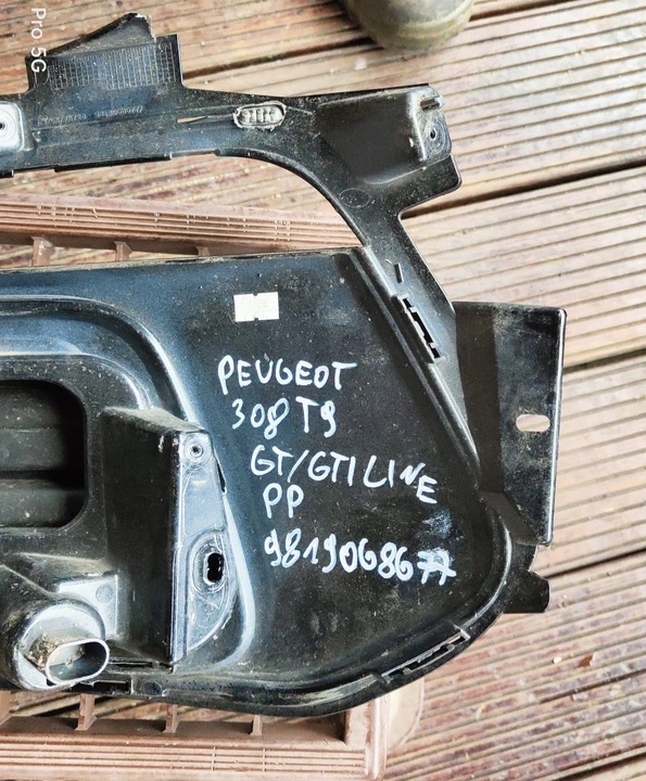 фото №6, Решётка бампера правая peugeot 308 t9 gt/gti line 9819068677