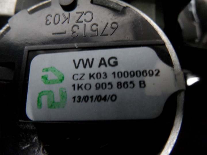 фото №10, Vw caddy iii рестайлинг 13r колонка рулевая ze замок зажигания 5k0953223b