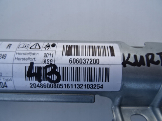 фото №6, Mercedes c-klasa w204 рестайлінг air bag шторка права