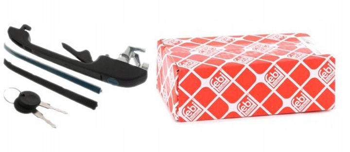 фото №1, Ручка двері передніх vwaudi ліва з ключем go